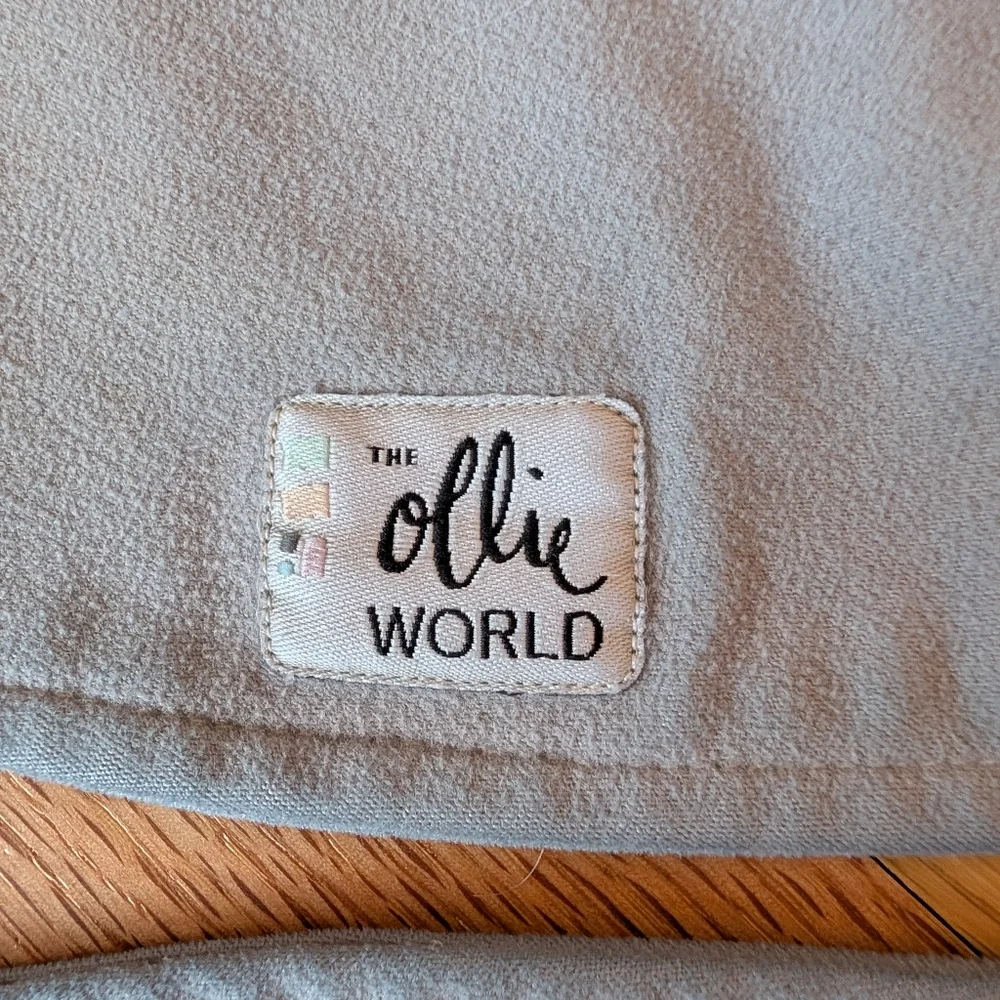 Ollie World Baby Bandana Bib - Lot Of 8 Grey Olive Green Blue Pink